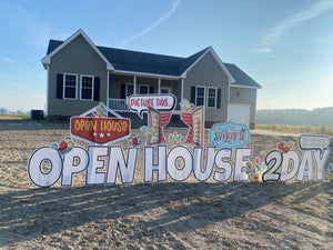 Open House Lawn Sign Rental