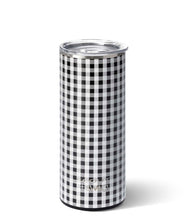 Load image into Gallery viewer, Checkered swig + scout 20 oz tumbler
