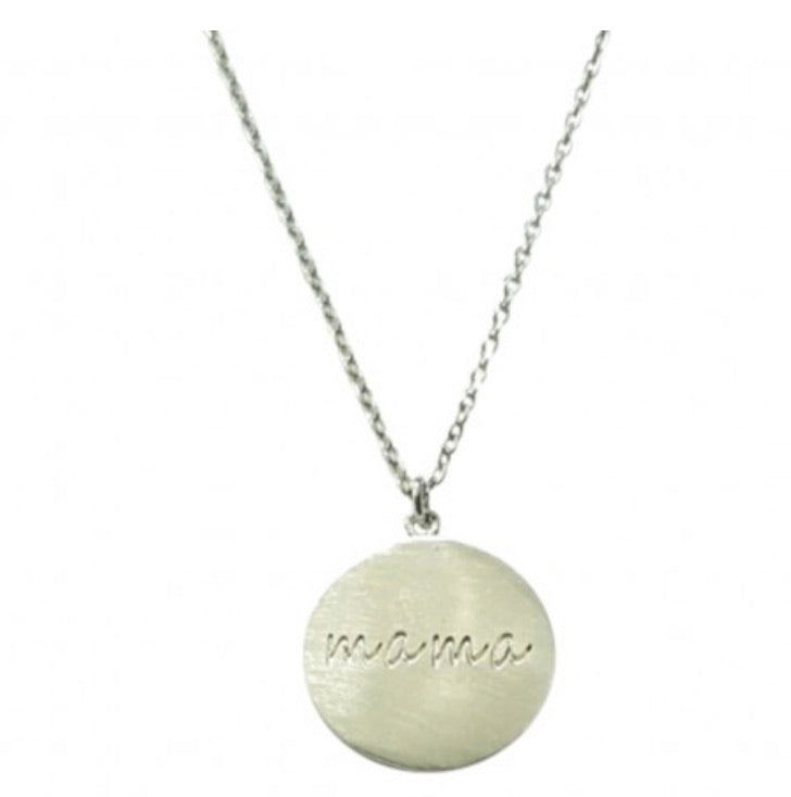 Mama Engraved Necklace