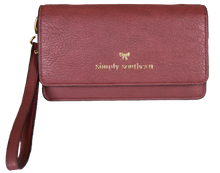 Load image into Gallery viewer, Simply Southern Leather Phone wristlet
