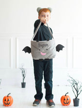 Load image into Gallery viewer, Plush Bat trick or treat buckets
