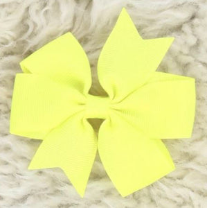 3 Inch Ribbon Bow with Alligator Clip