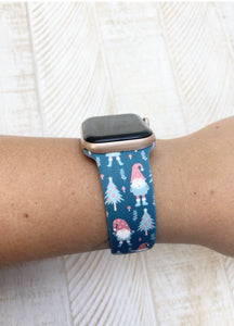 Gnome holiday watch band