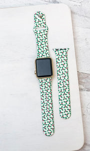 Holiday silicone Apple Watch bands