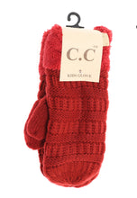 Load image into Gallery viewer, CC Kids Fuzzy lined mittens
