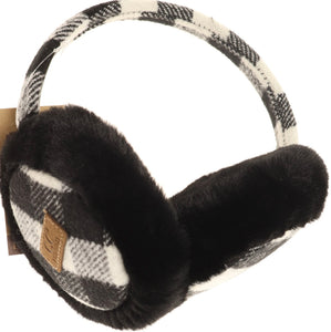 Buffalo check cc earmuff