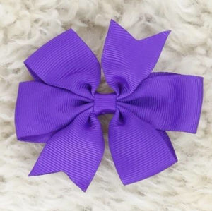 3 Inch Ribbon Bow with Alligator Clip