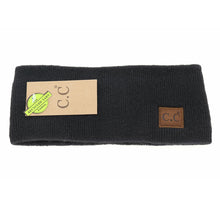 Load image into Gallery viewer, Soft Ribbed Leather Patch CC Head Wrap
