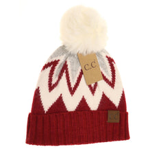 Load image into Gallery viewer, Chevron Beanie (multiple colors)
