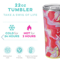Load image into Gallery viewer, Pink Lemonade Swig Tumbler
