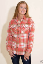 Load image into Gallery viewer, Pink plaid Shacket
