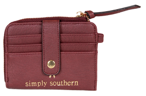 Simply Southern Leather Keychain ID wallet