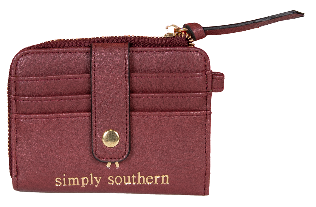 Simply Southern Leather Keychain ID wallet